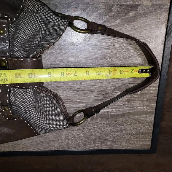 bcbgmaxazria Leather and tweed shoulder bag - Picture 16 of 16